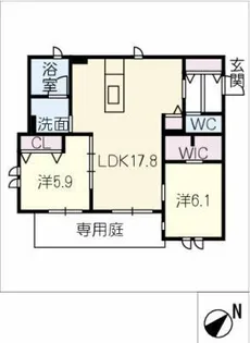 Branta House【1階】の間取り