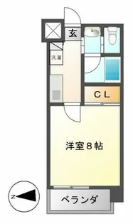 プライマル名古屋吹上【9階】の間取り