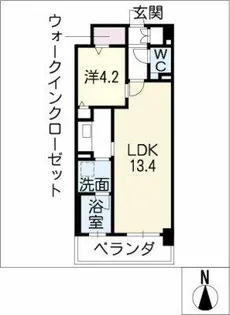 ALATO白壁【7階】の間取り
