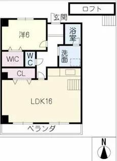 三幸マンション【4階】の間取り