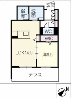アンビエラ八事【1階】の間取り