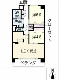 プリマヴェーラ【4階】の間取り