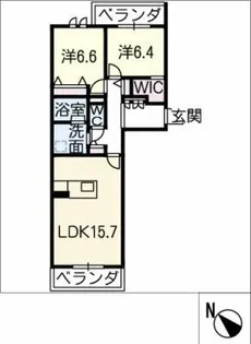 エクセレントラックA【3階】の間取り