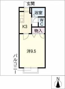 クレストつつじが丘【1階】の間取り