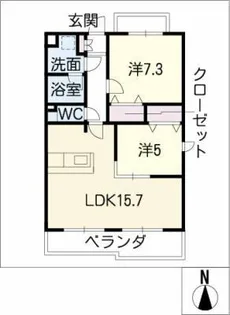 Blanche Art【1階】の間取り