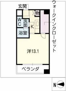 エルブ浄心【8階】の間取り