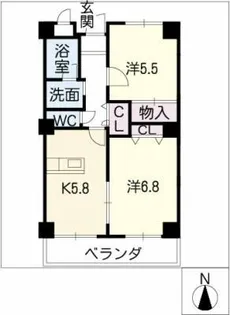 T.Sビル【7階】の間取り
