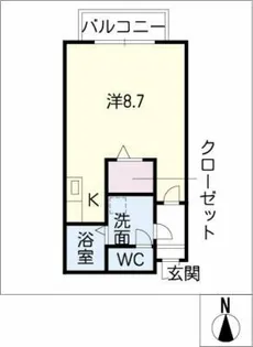 プリミエールIJ【1階】の間取り