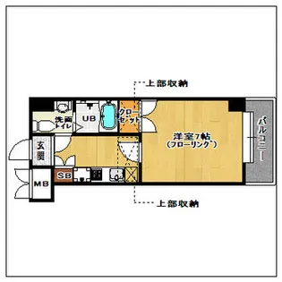 ダイナコートエスタディオ東公園III【604号室】の間取り