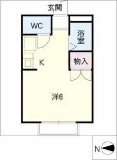 パークハイムみどり【2階】の間取り