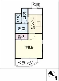 ドミール本山【3階】の間取り