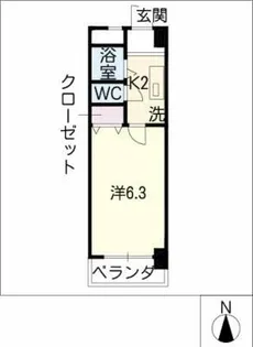 VOGEL-HAUS【2階】の間取り