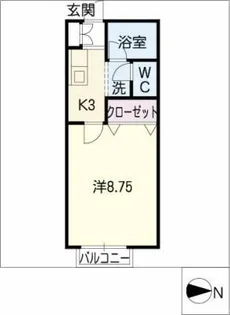 St.Lindenbaum【2階】の間取り