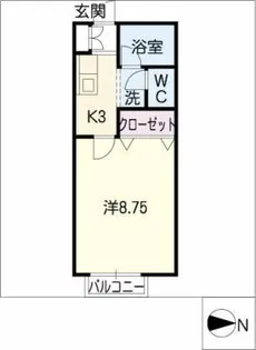 St.Lindenbaum【2階】の間取り
