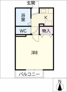 グランドール【1階】の間取り