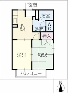 レオ エルド【1階】の間取り