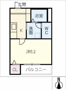 リブラス南荒子【2階】の間取り