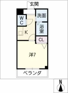 カーサ・ラ・フォンテ【4階】の間取り