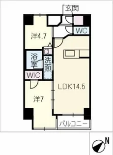 S-RESIDENCE大曽根bresa【3階】の間取り