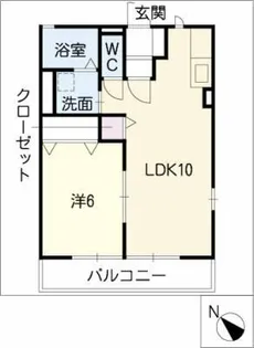 プチハウスナカヒラ【1階】の間取り