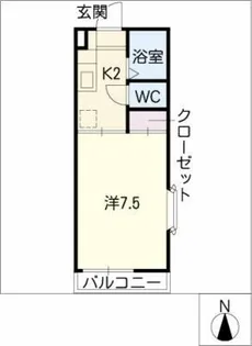 ジュネス吹上【2階】の間取り
