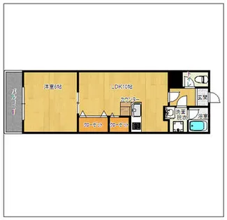 パルケット愛宕【402号室】の間取り