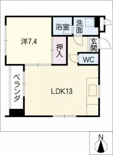 flats【4階】の間取り