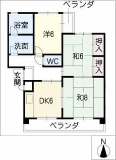 丸善ビル【2階】の間取り
