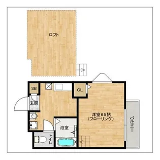 レガリータ平和【201号室】の間取り