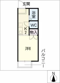 リバティスクエア【2階】の間取り
