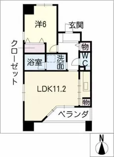 incrocci【8階】の間取り