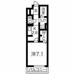 グランメゾン知立【00305号室】の間取り