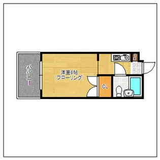 ロイヤルコンフォート草香江【3階】の間取り
