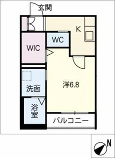 カーサDUE【2階】の間取り