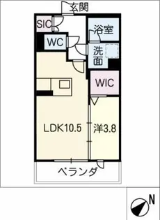 シャーメゾン才兼【3階】の間取り