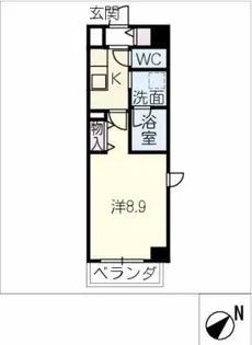 meLiV土橋【5階】の間取り
