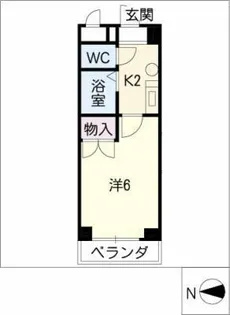 こばやしハイム【2階】の間取り