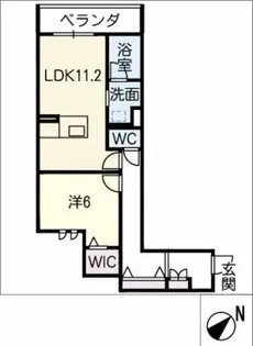 シャーメゾンちくさ【1階】の間取り