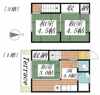 昌和住宅【1階】の間取り