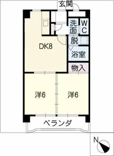 CS御前場【2階】の間取り