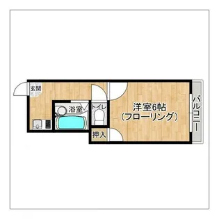 リリーフ室見【602号室】の間取り