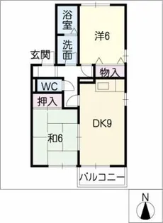 コンフォート21【1階】の間取り