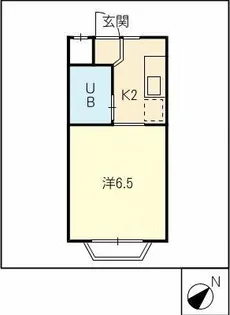 ひまわり名和【4階】の間取り