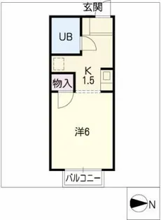 メゾン・ラポール B棟【1階】の間取り