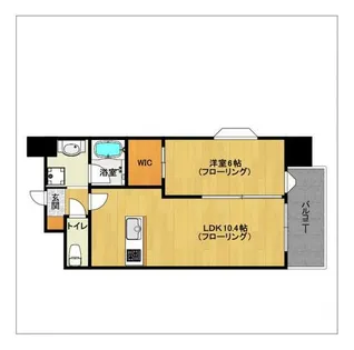 コンプレートSEKIJOU【1202号室】の間取り