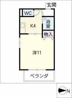 ドルフ庄内通【5階】の間取り