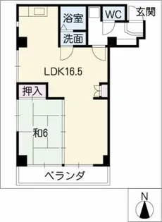 ライフ21【5階】の間取り
