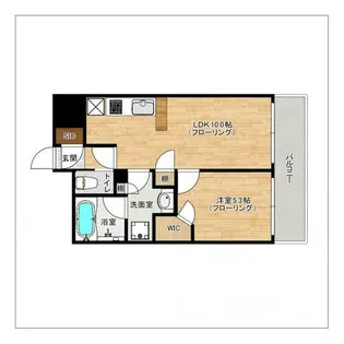 ルキシア薬院【10階】の間取り