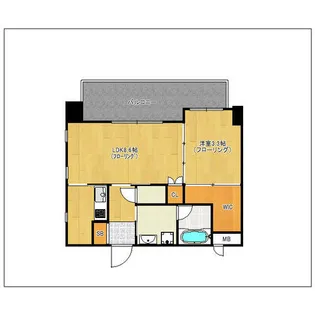 ヴィラ博丈下川端【9階】の間取り