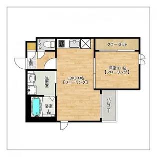 REGALEST大橋東【3階】の間取り